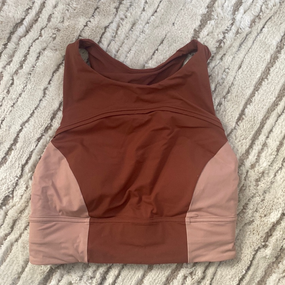Lululemon sports bra! Clay / neutral in color! Never worn!